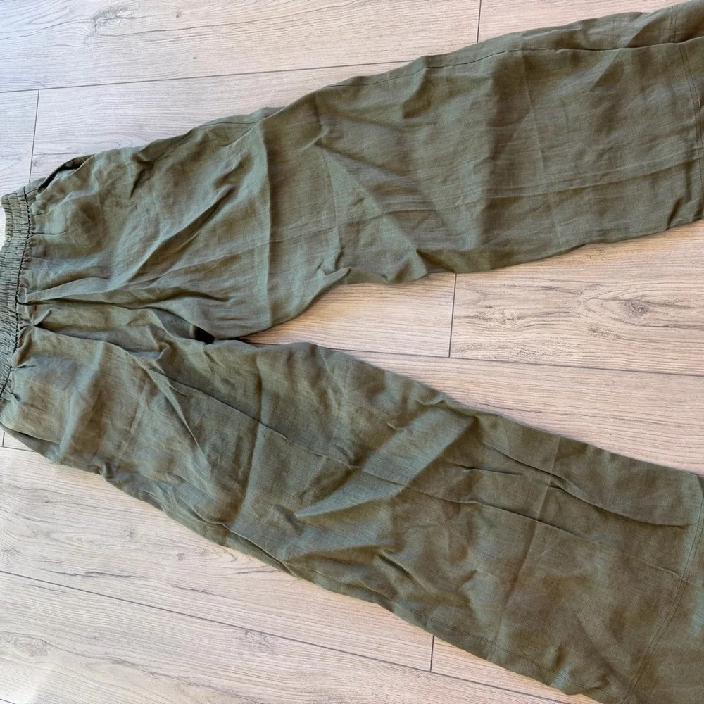 Zara Women's Olive Green Chinos - Picture 5 of 7